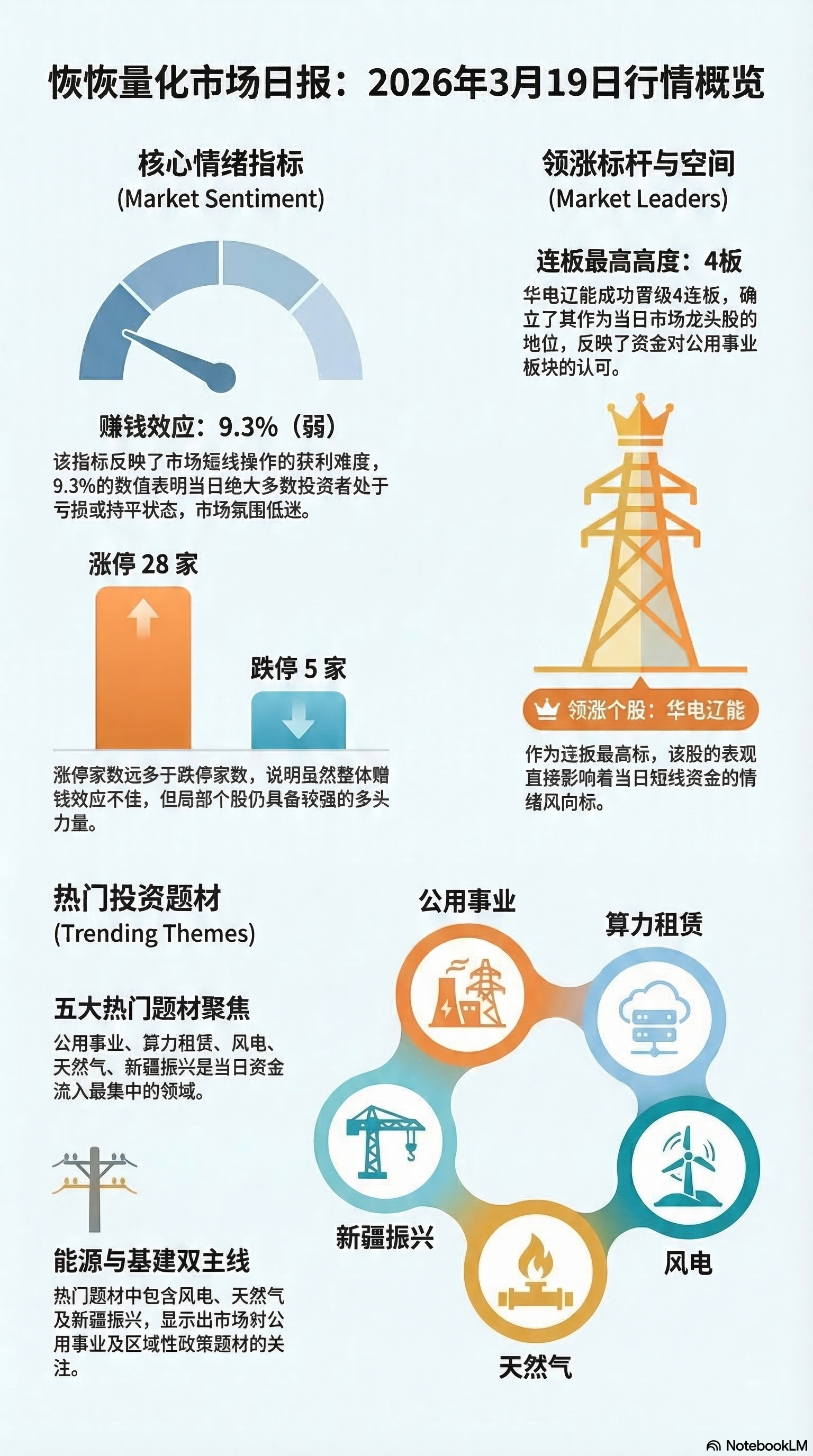 恢恢量化日报信息图